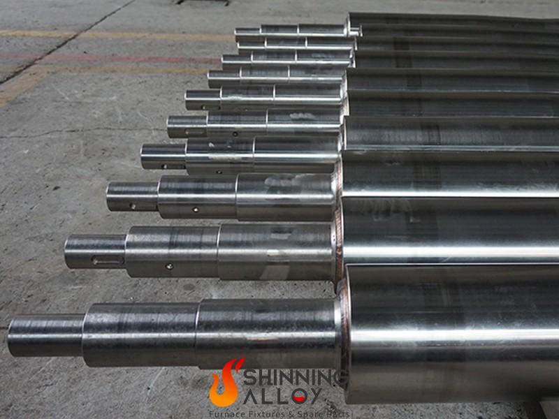 Furnace rolls for water cooled furnace