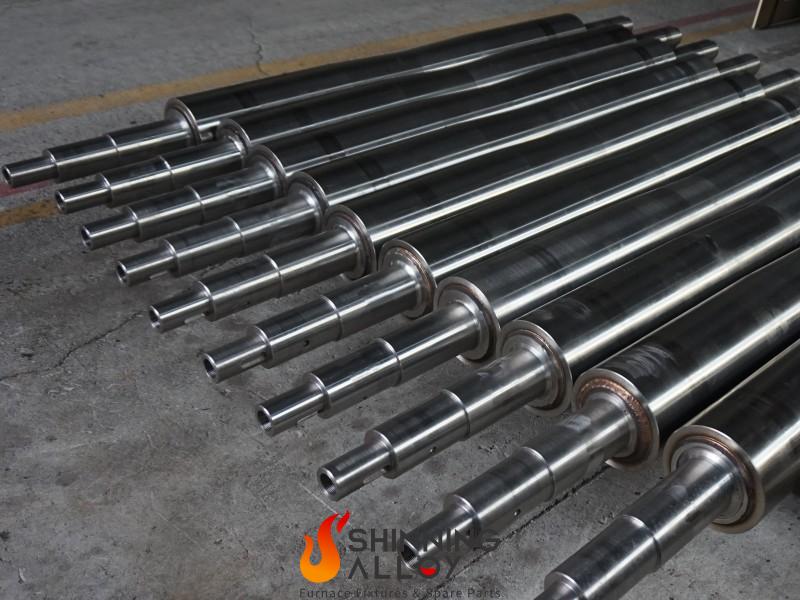 Furnace rolls for water cooled furnace