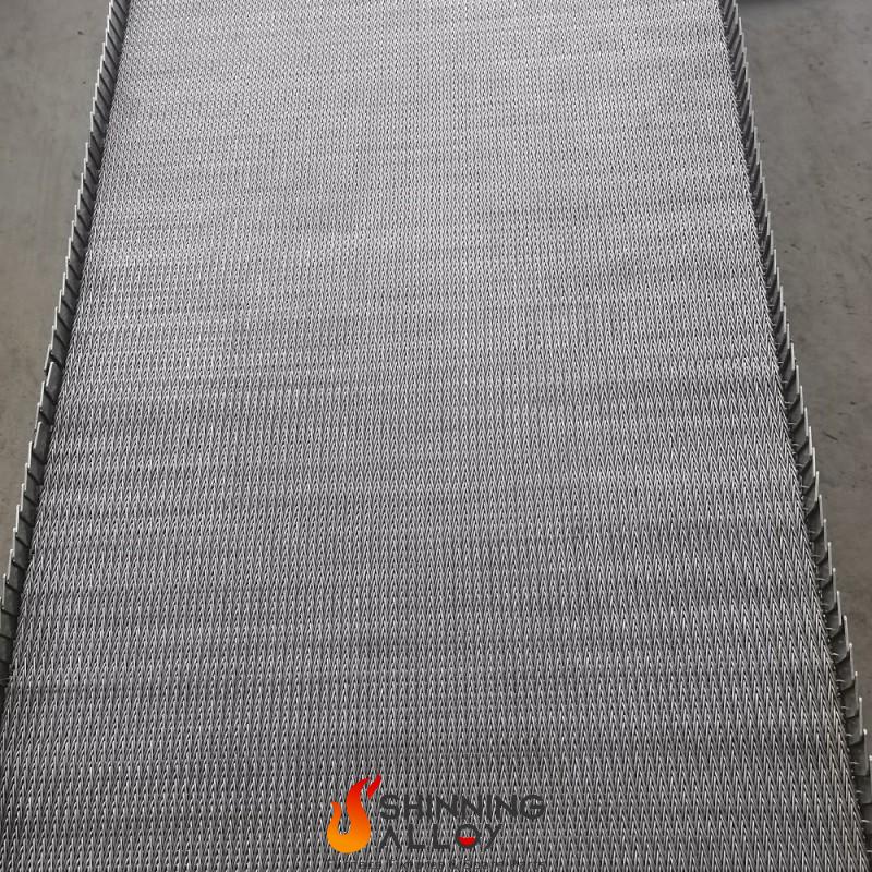 Wire Mesh Belt with Welded Side Plates